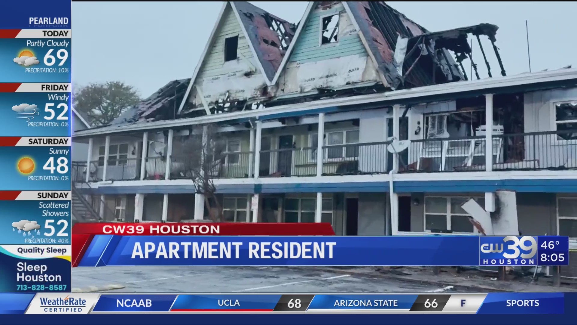 Southwest Houston apartment fire displaces 20 families; 100 ...