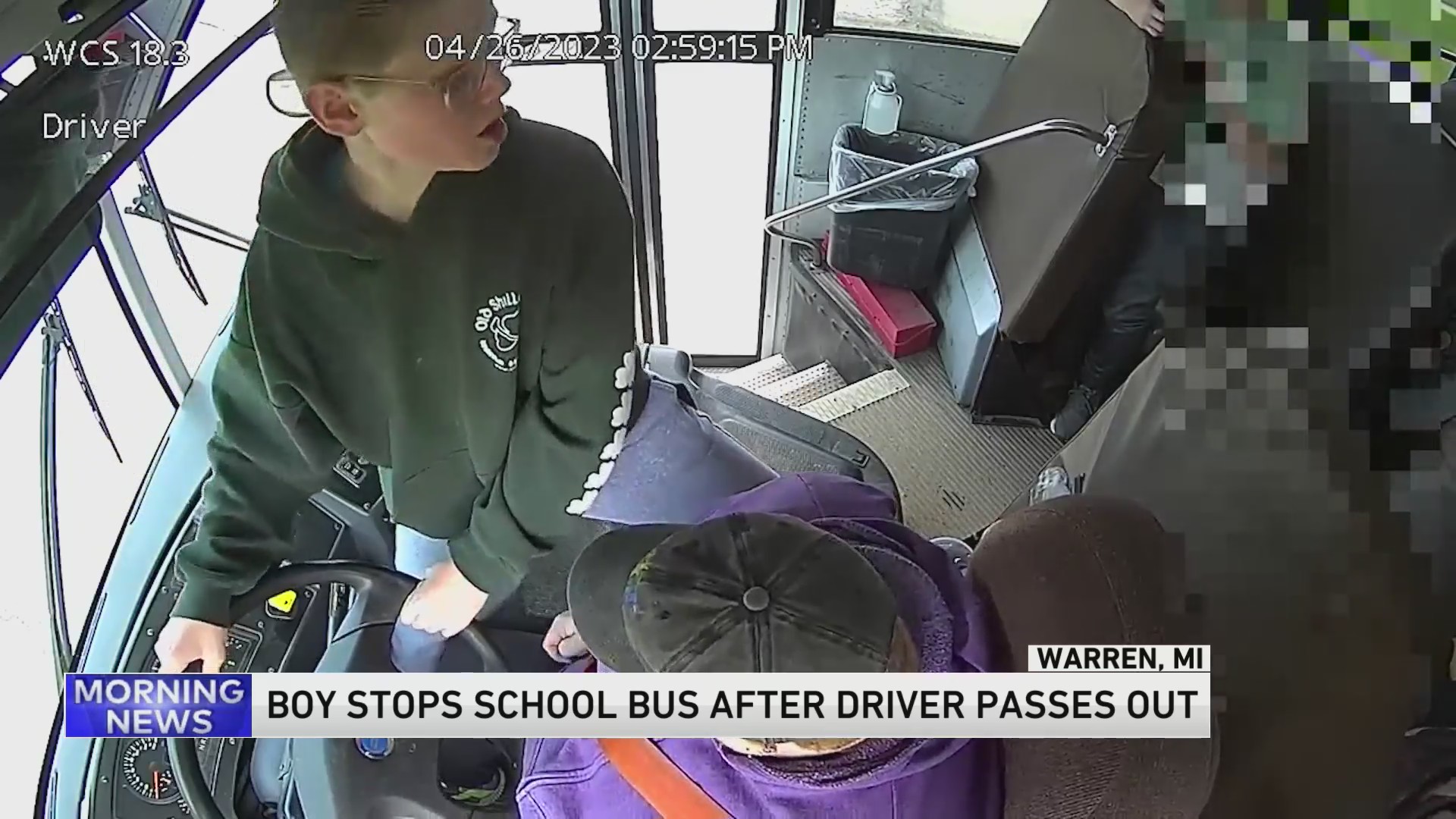 ‘Little hero:’ Boy stops Michigan school bus with ill driver – WGN-TV