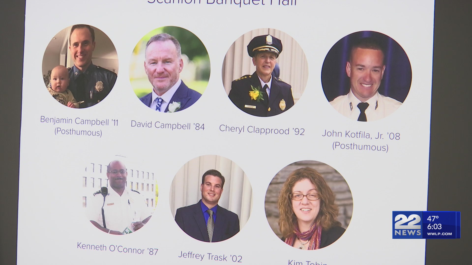 Westfield State University inducts six into Criminal Justice Alumni