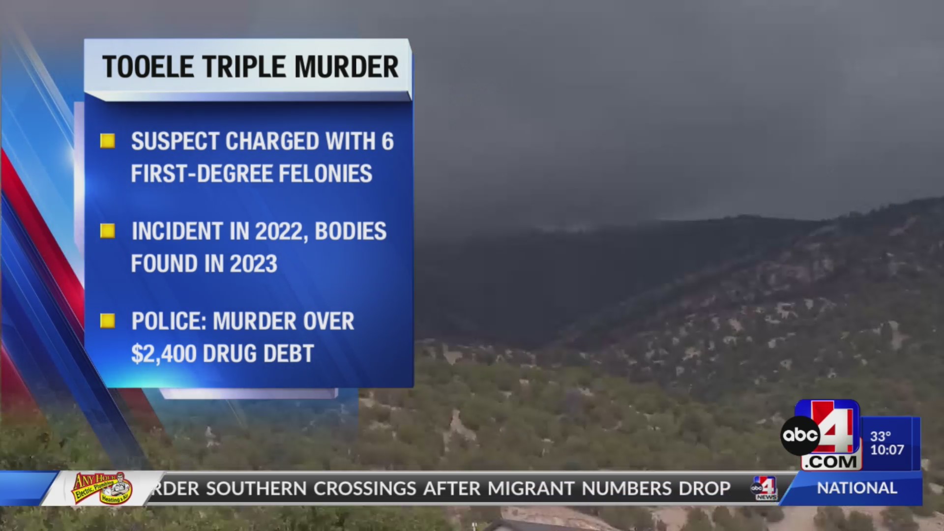 Charges filed for deaths of three Utahns found buried in Tooele County