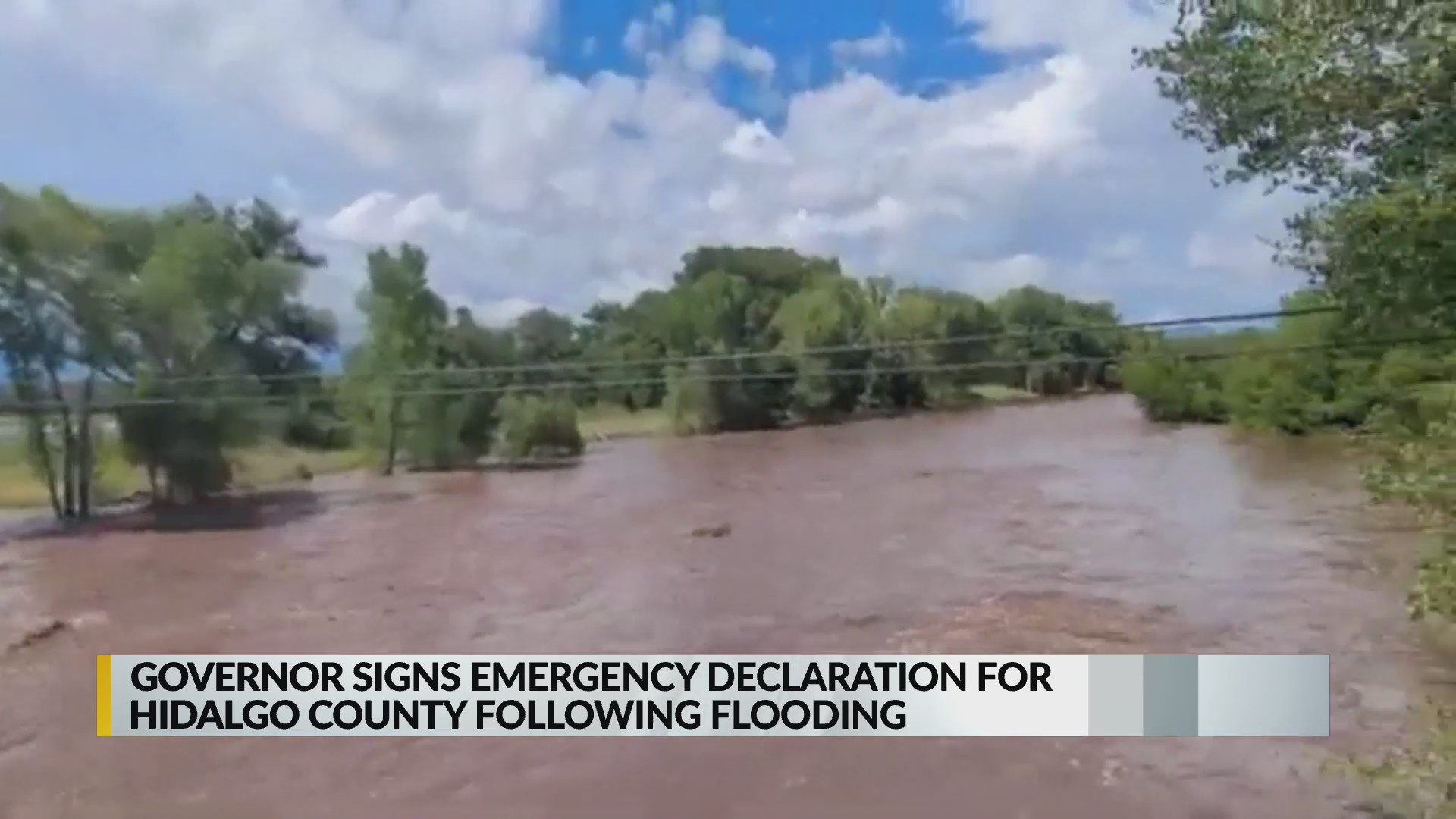 Gov. signs emergency declaration for Hidalgo County after flooding