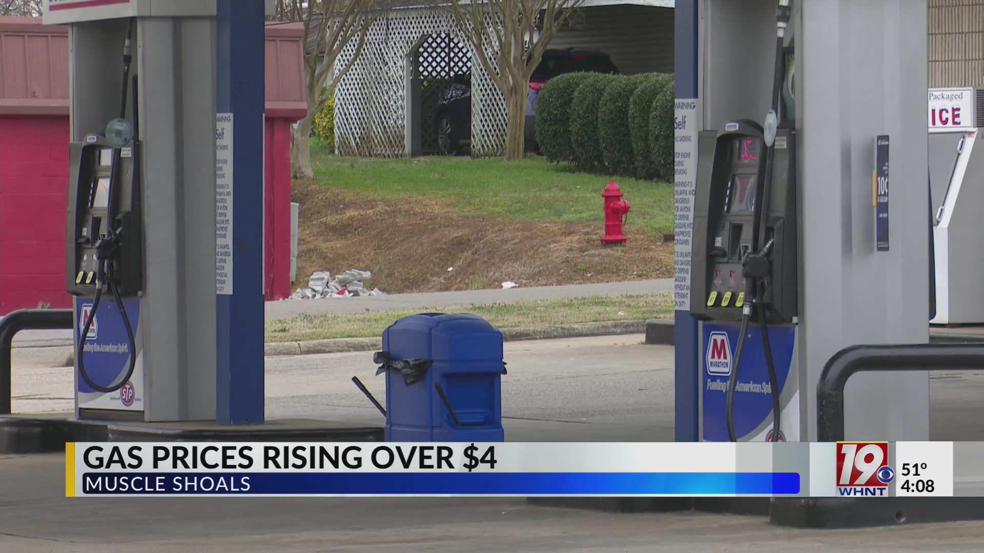 Gas prices rising over 4 in the Shoals