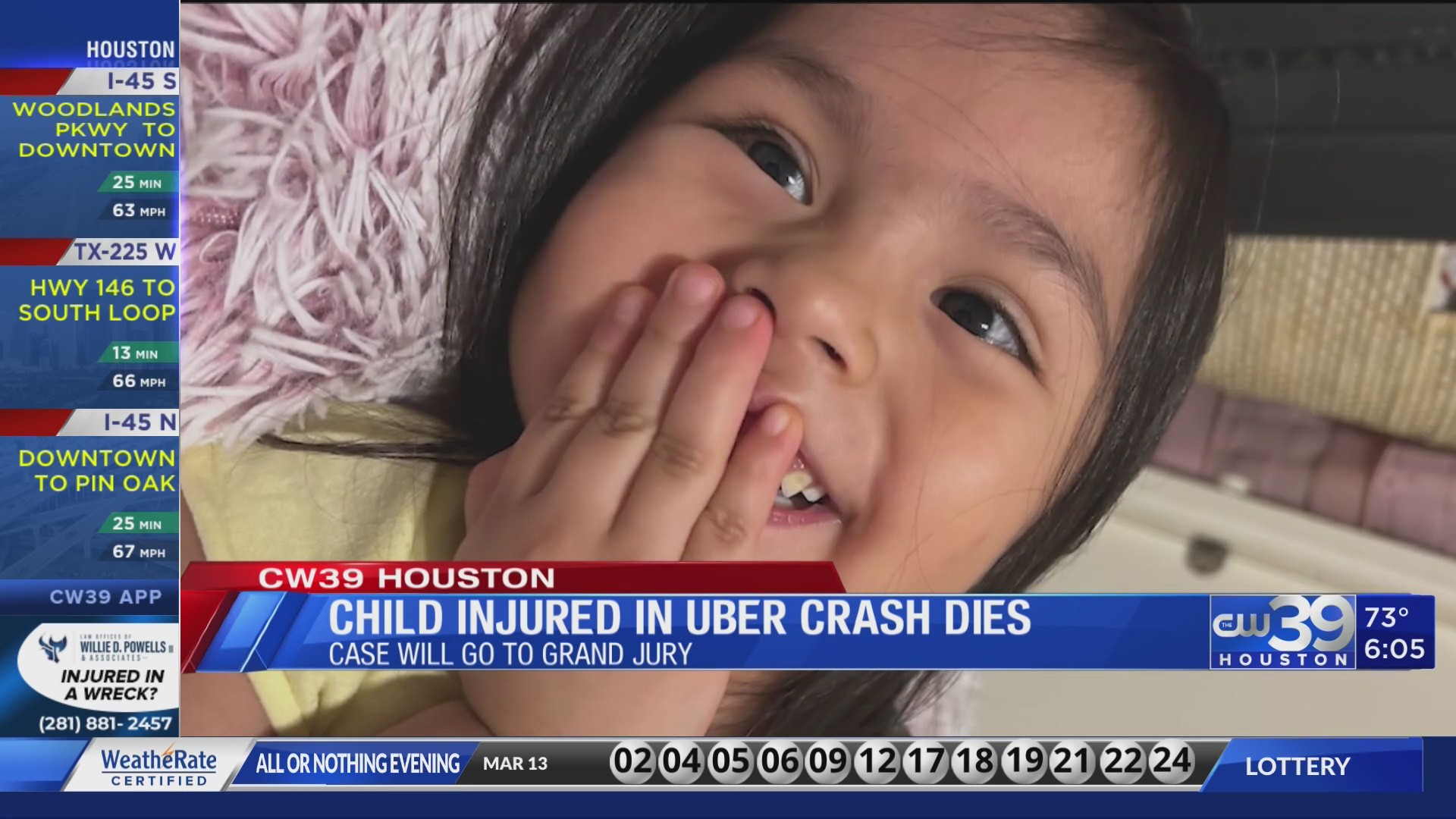 Child who was in Uber hit-and-run crash has died, case going to grand ...