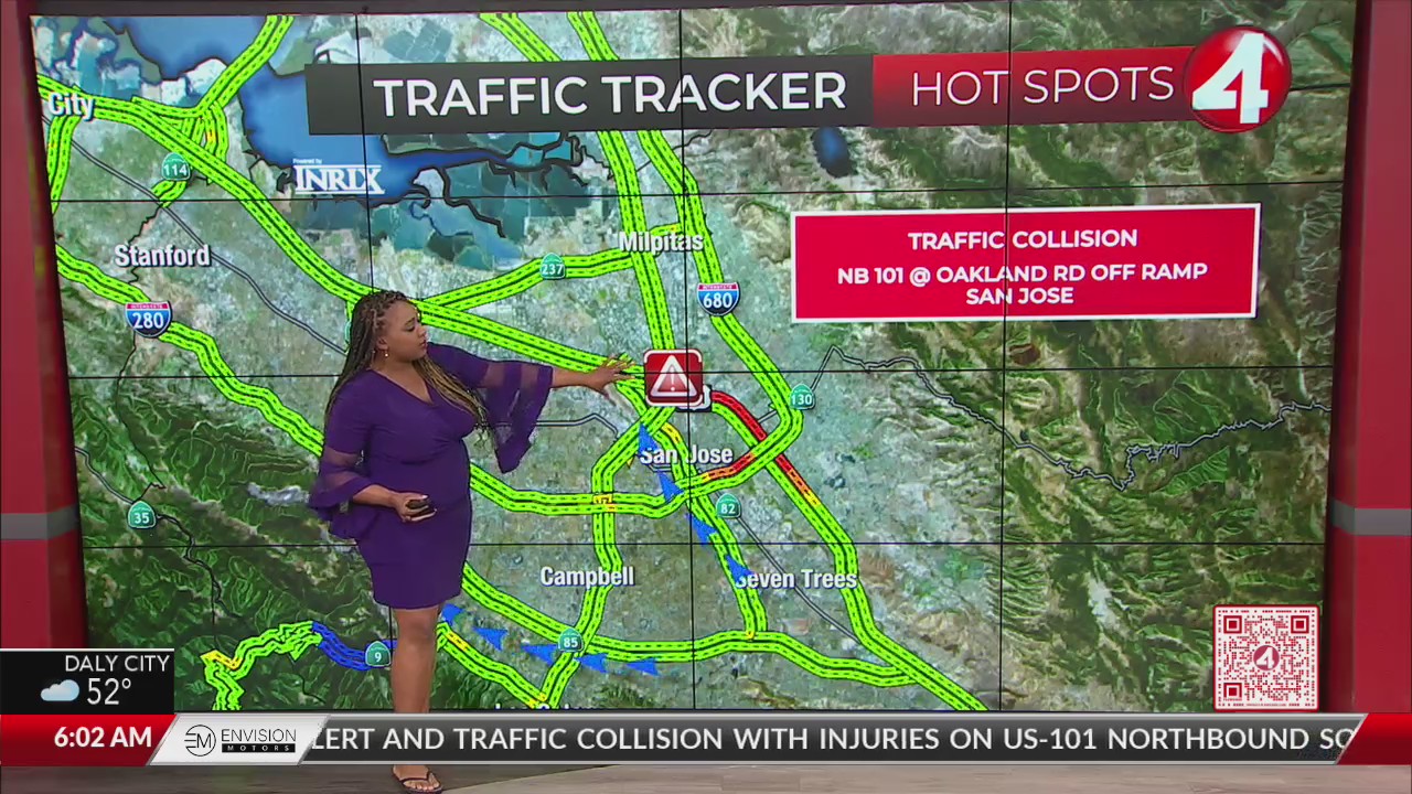 Vehicle-versus-pedestrian crash on Highway 101 in San Jose – KRON4