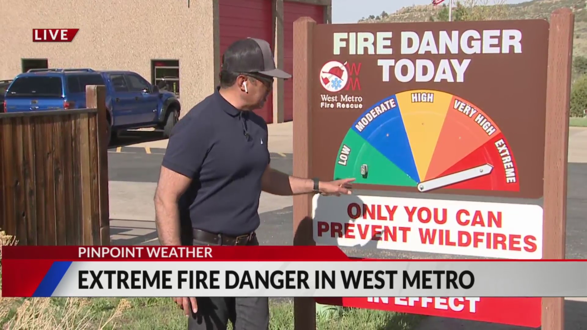 Extreme fire danger in west metro – FOX31 Denver