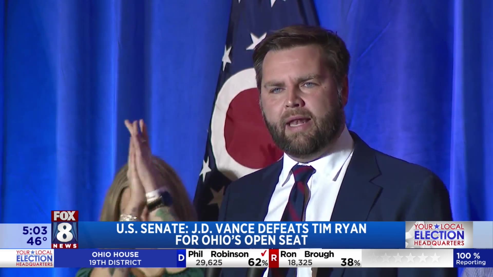 Ohioans elect JD Vance as next U.S. senator – Fox 8 Cleveland WJW