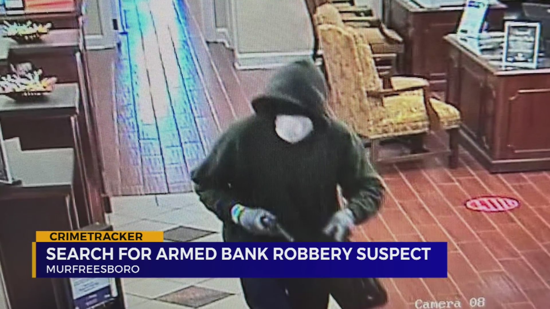 Murfreesboro police seeking suspect in armed bank robbery – WKRN News 2