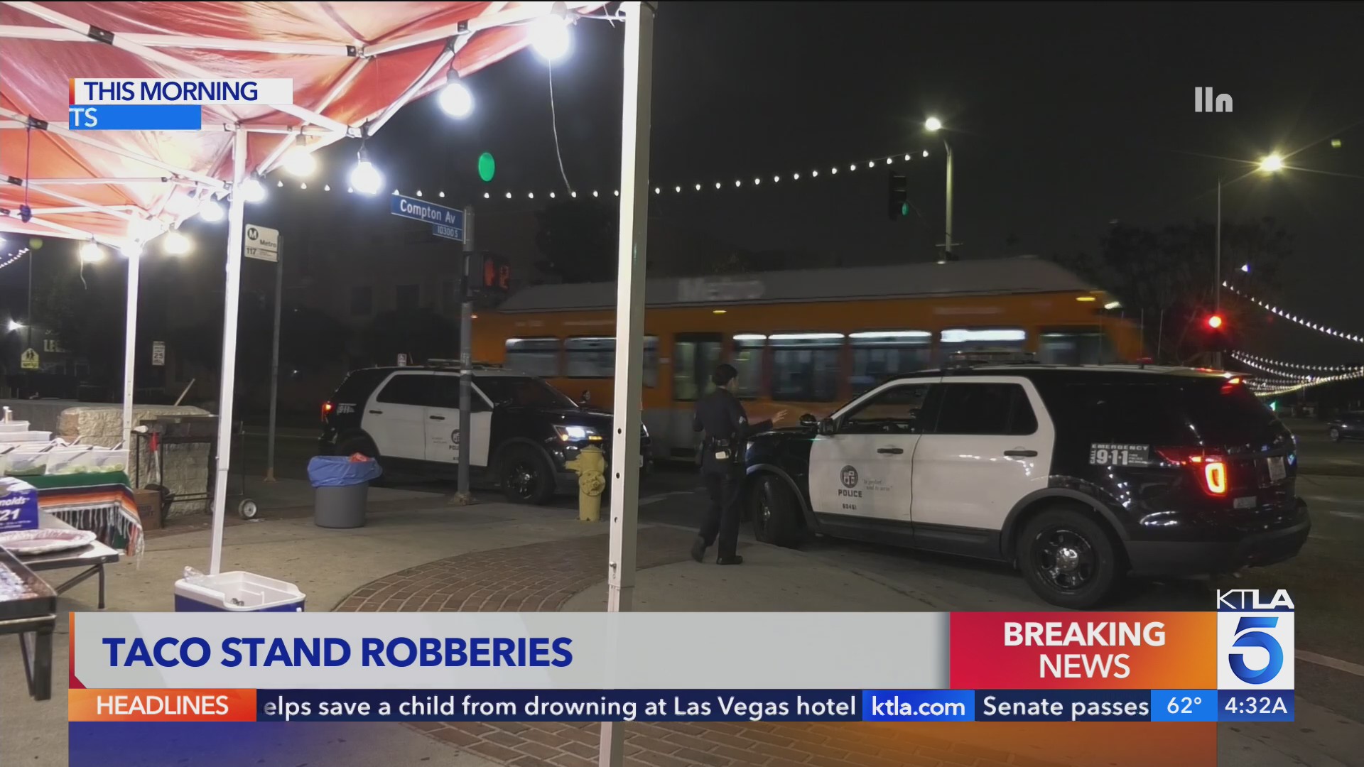 Two more taco stands held up in South L.A. armed robberies – KTLA
