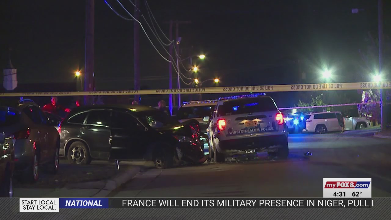 2 minors in custody after chase ends with crash in Winston-Salem – FOX8 ...