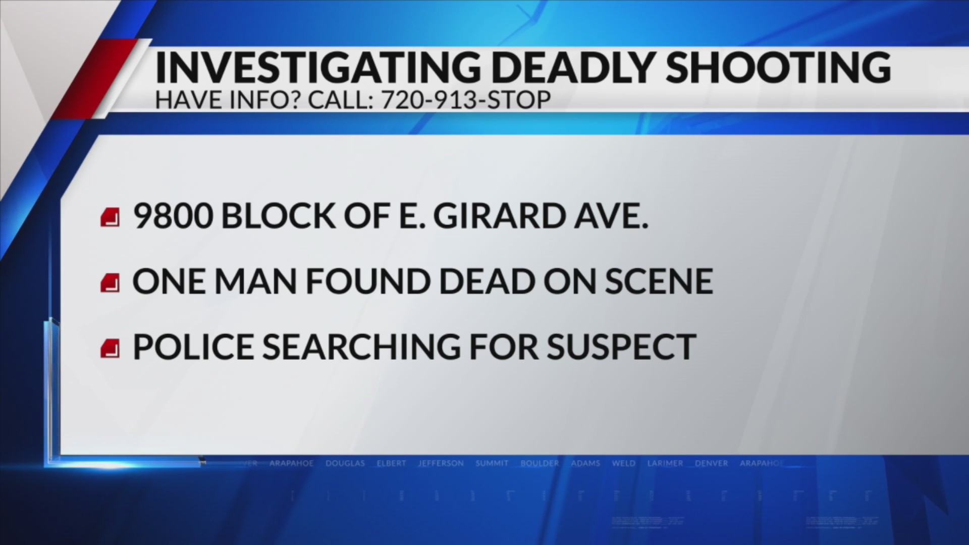 Police investigating deadly shooting in southeast Denver – FOX31 Denver