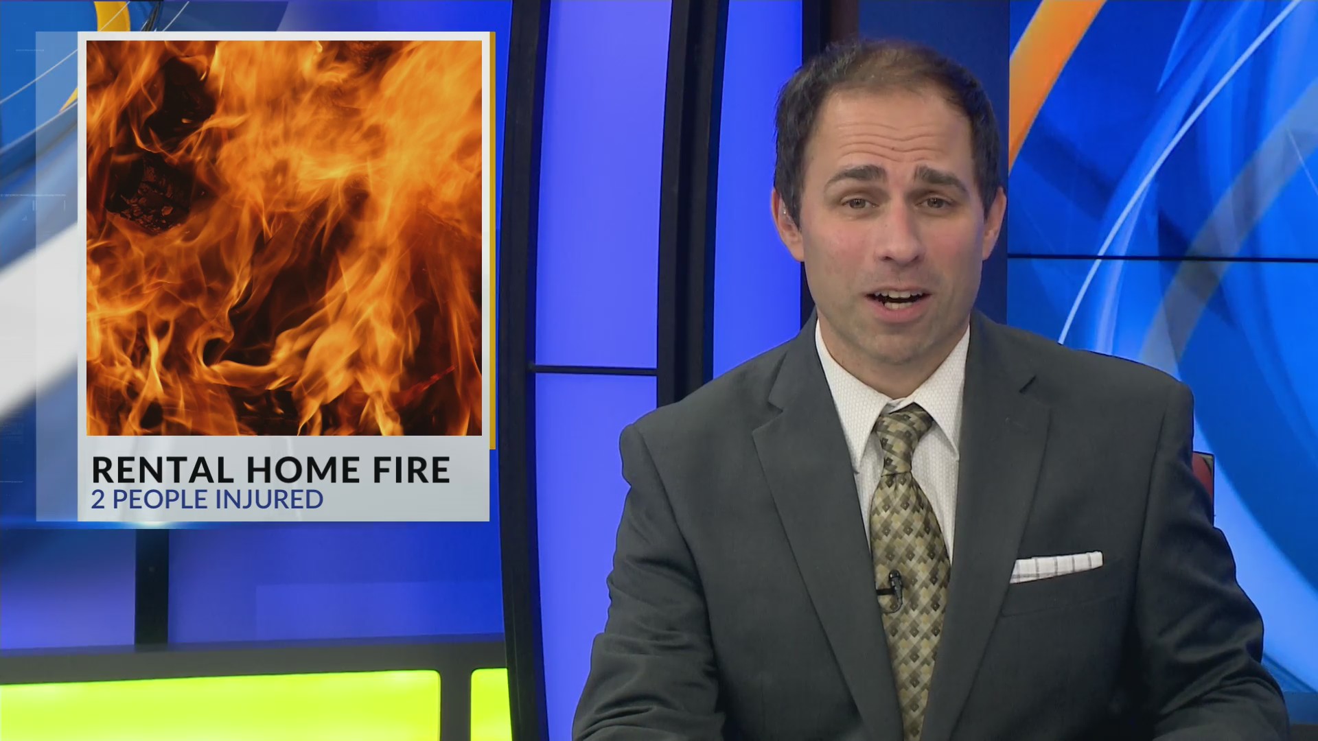 Bismarck Rental Home Fire, 2 Injured KX NEWS