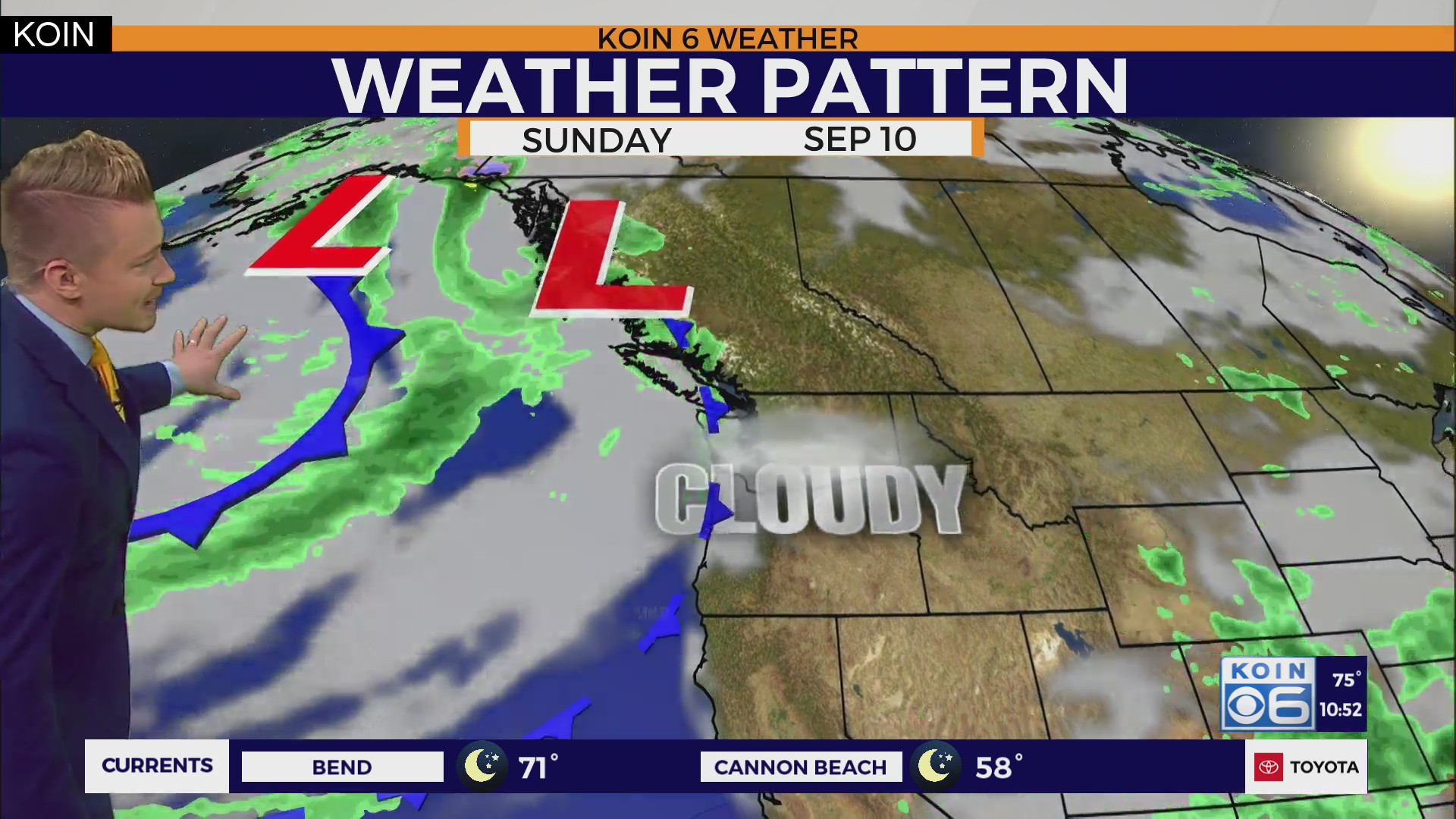 Front brings clouds, cooler conditions to Portland Sunday – KOIN.com