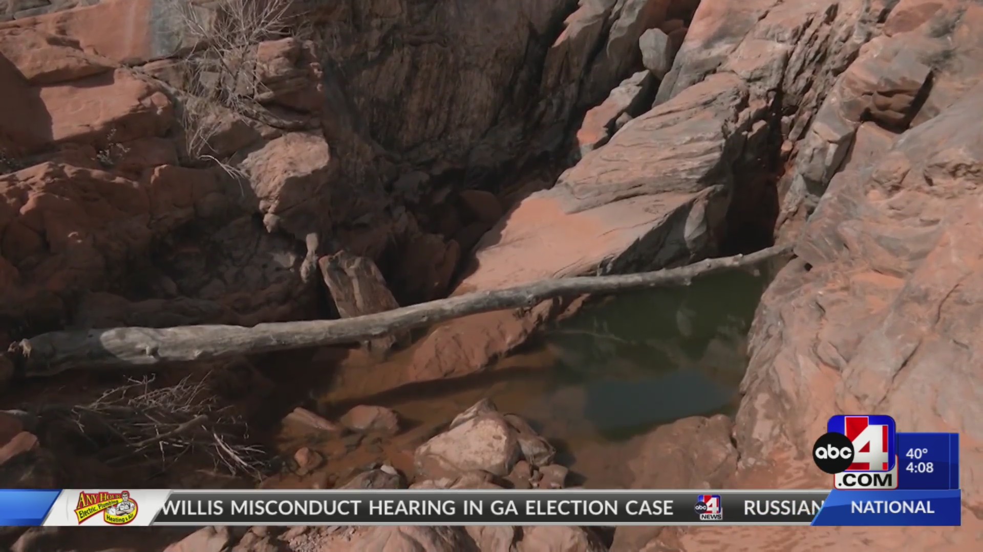 Recent warm weather gets Gunlock Falls flowing in southwestern Utah