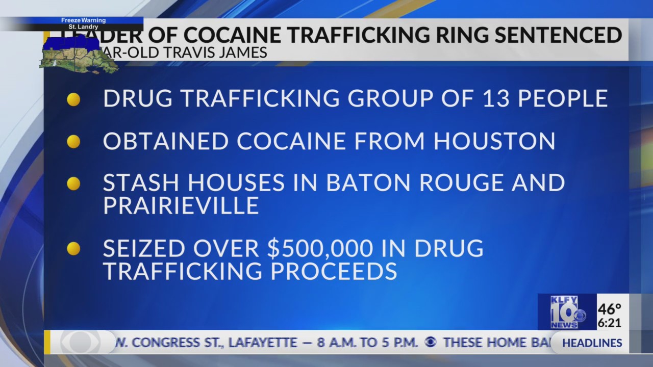 Leader of cocaine trafficking ring in Louisiana sentenced to 30 years ...