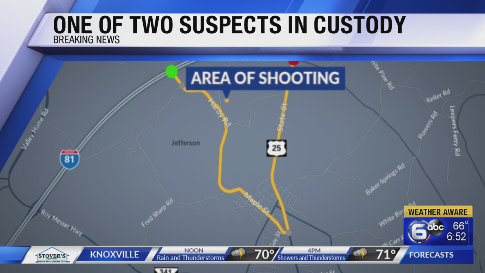 One of two suspects in custody after Jefferson Co. shooting – WATE 6 On ...