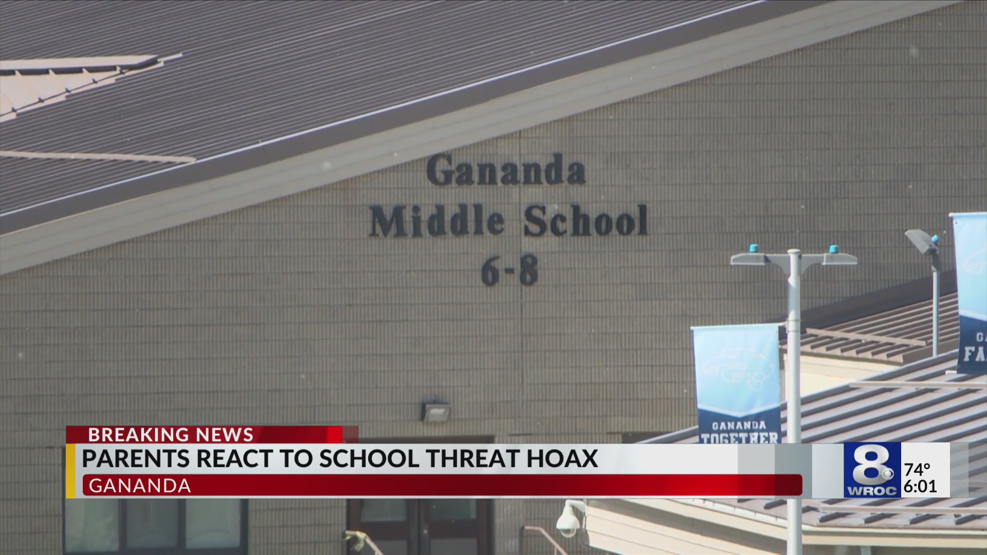 One person in custody, no injuries after lockdown at Gananda Middle