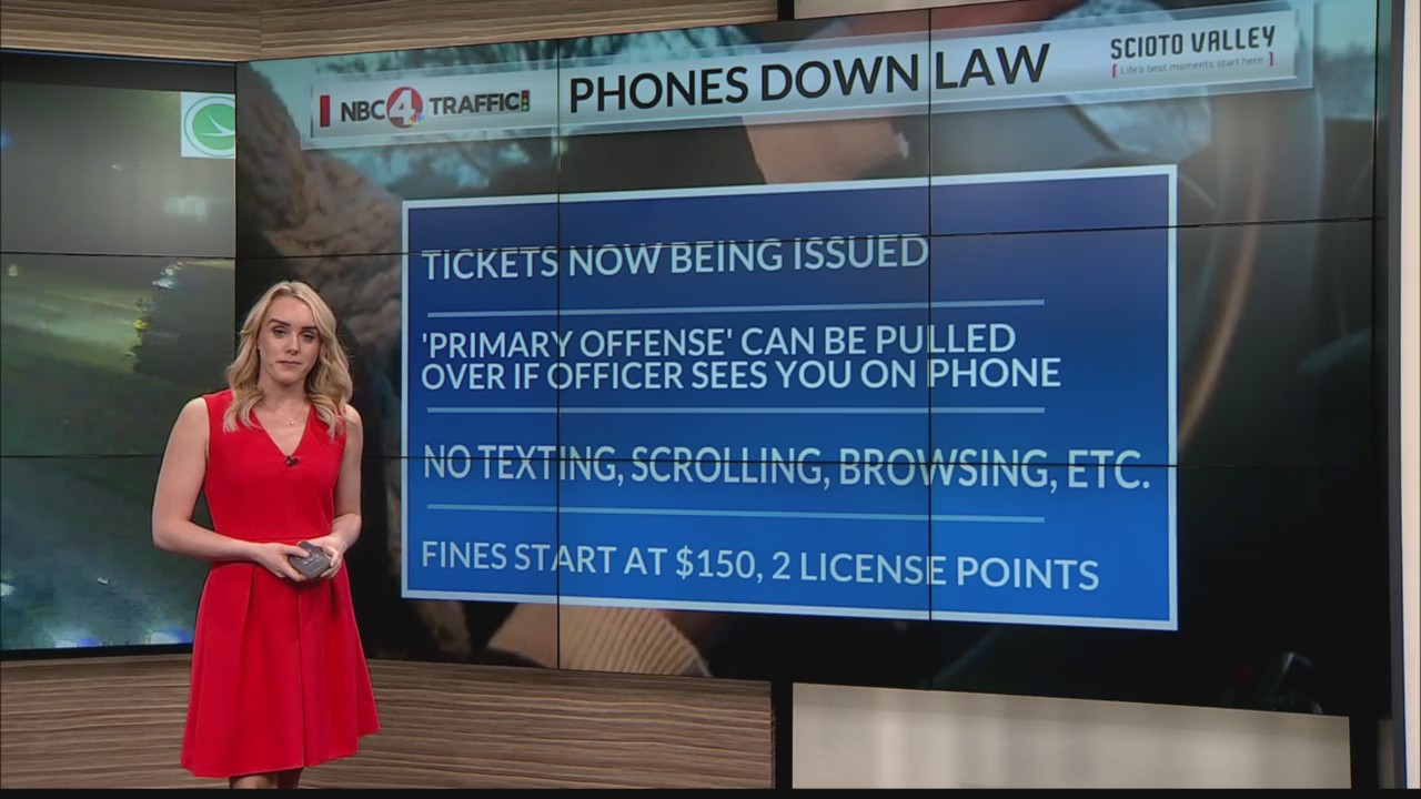 Ohio’s Phones Down Law grace period over; tickets being issued NBC4