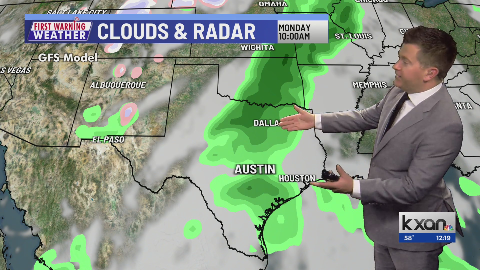 First Warning Weather with Meteorologist Nick Bannin KXAN Austin