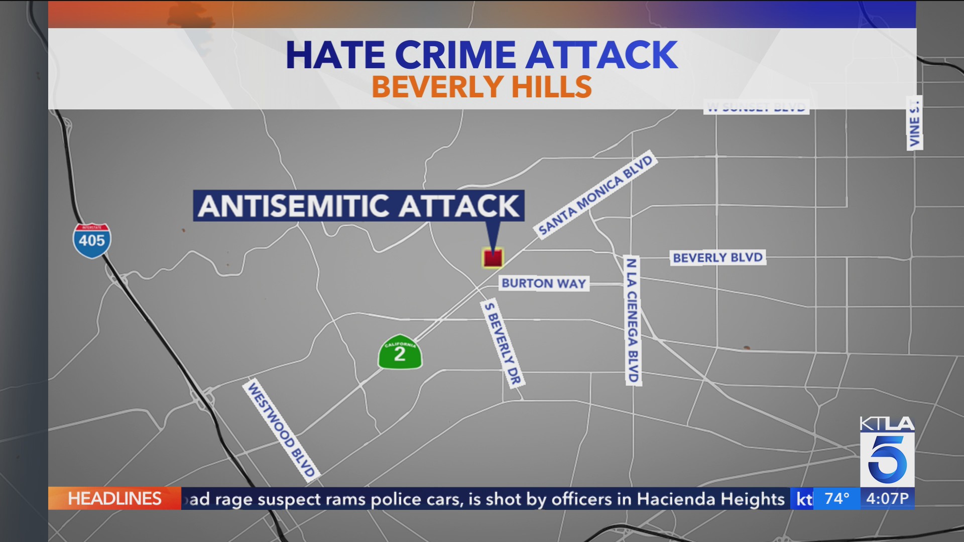 Arrest made after possible hate crime in Beverly Hills – KTLA