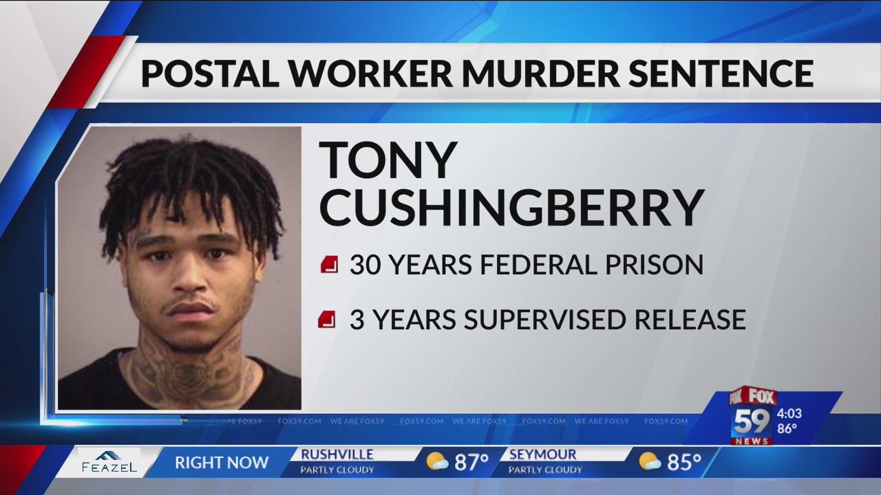Man who killed Indianapolis postal worker sentenced to 30 years in ...