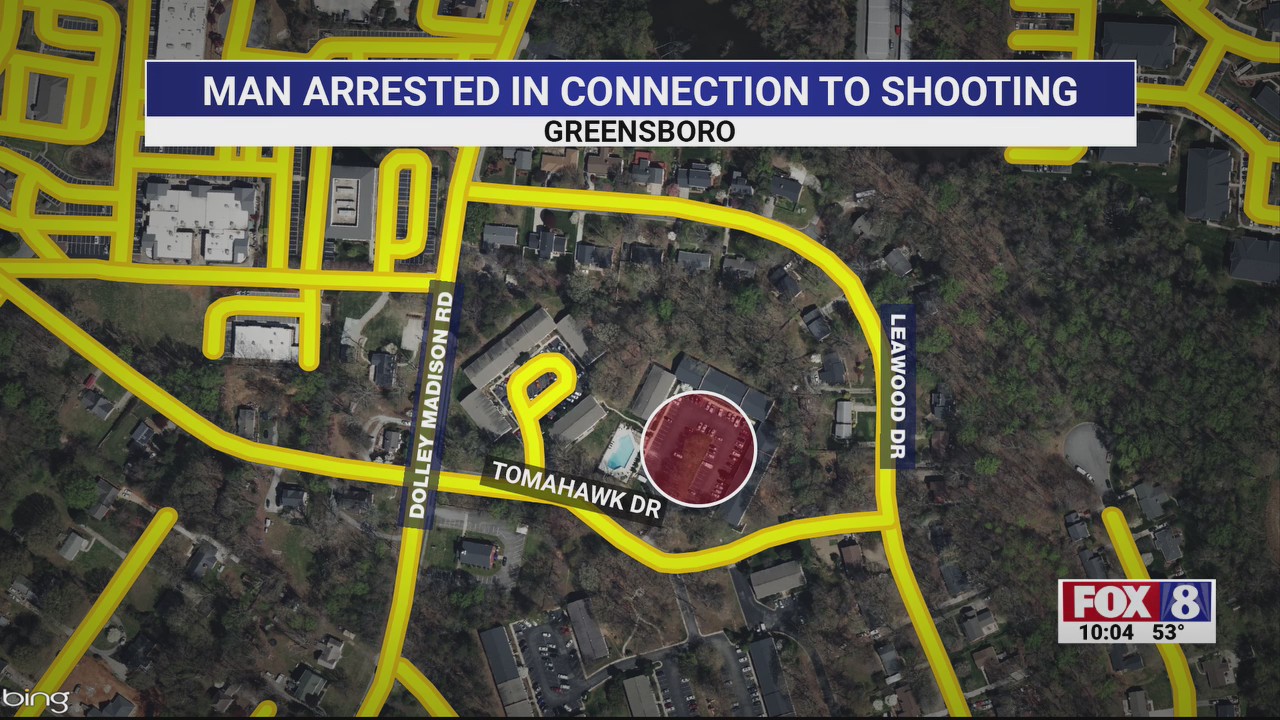 Man arrested in connection to shooting in Greensboro – FOX8 WGHP