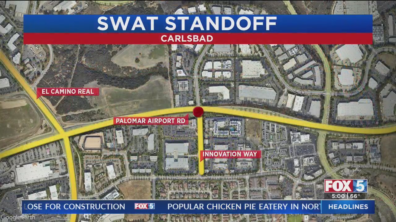 SWAT Standoff With Possibly Armed Man In Carlsbad – FOX 5 San Diego ...