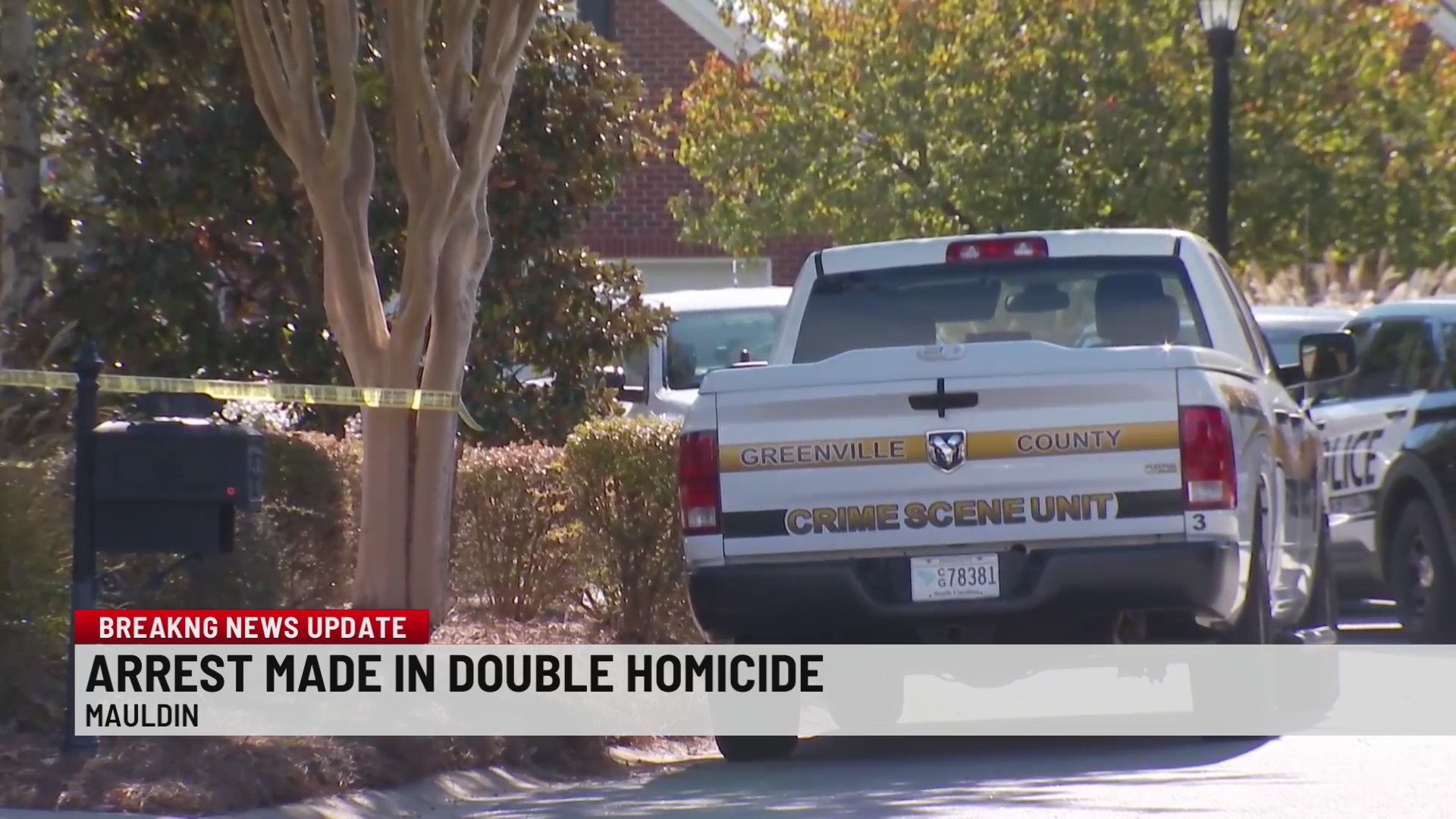 Man arrested in connection to double homicide in Mauldin – WSPA 7NEWS