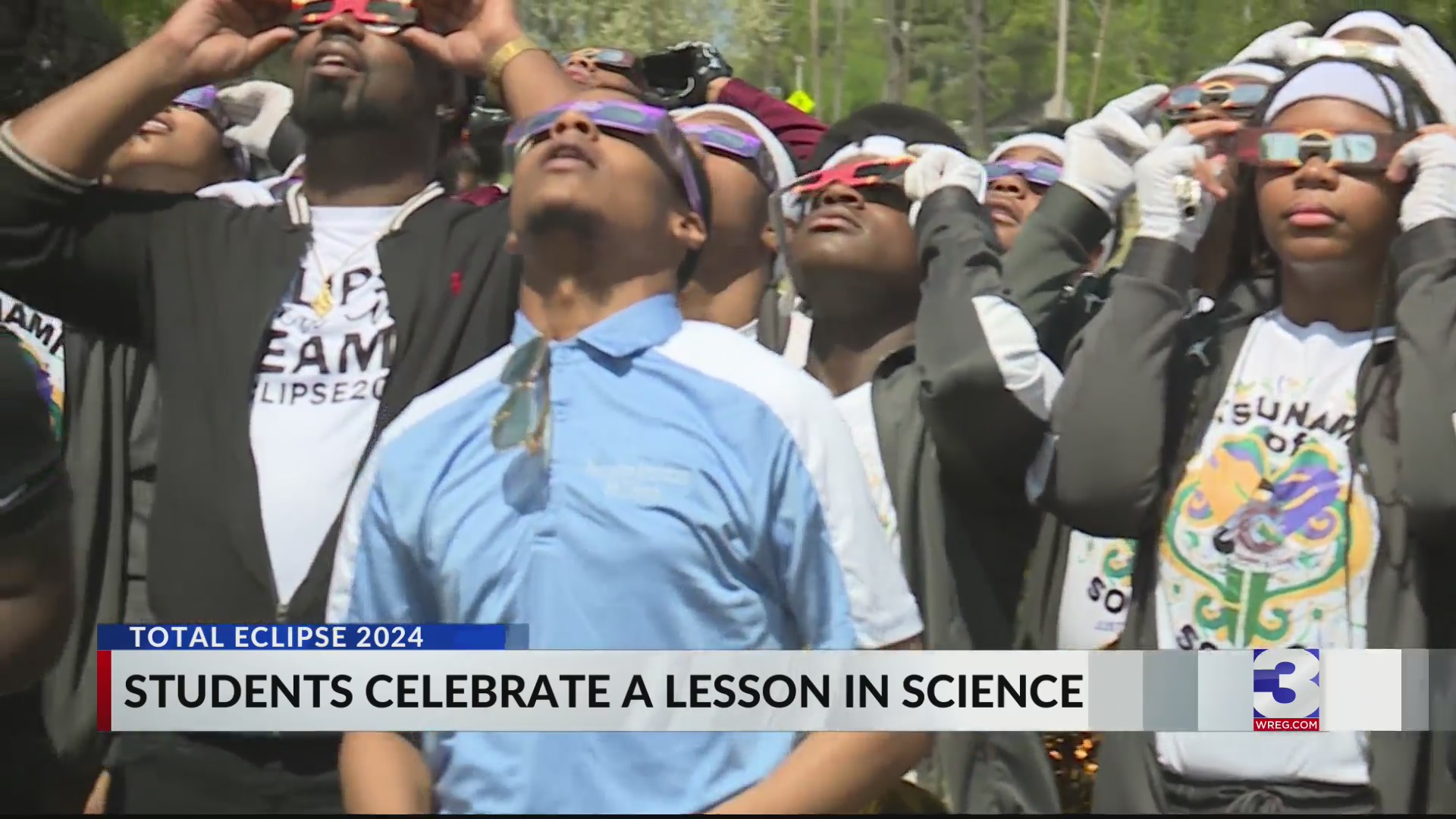 Memphis high school students experience the solar eclipse – WREG.com