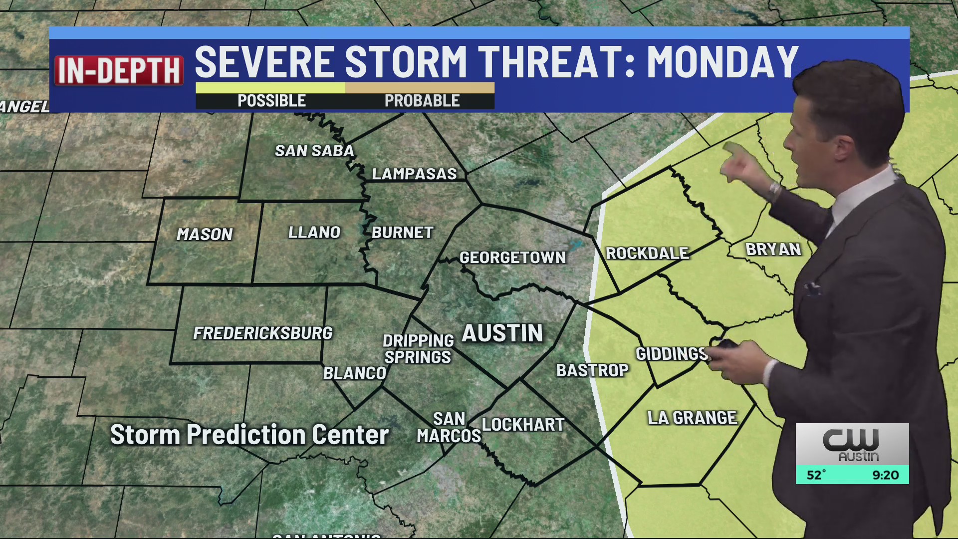 Thursday overnight First Warning Forecast – KXAN Austin