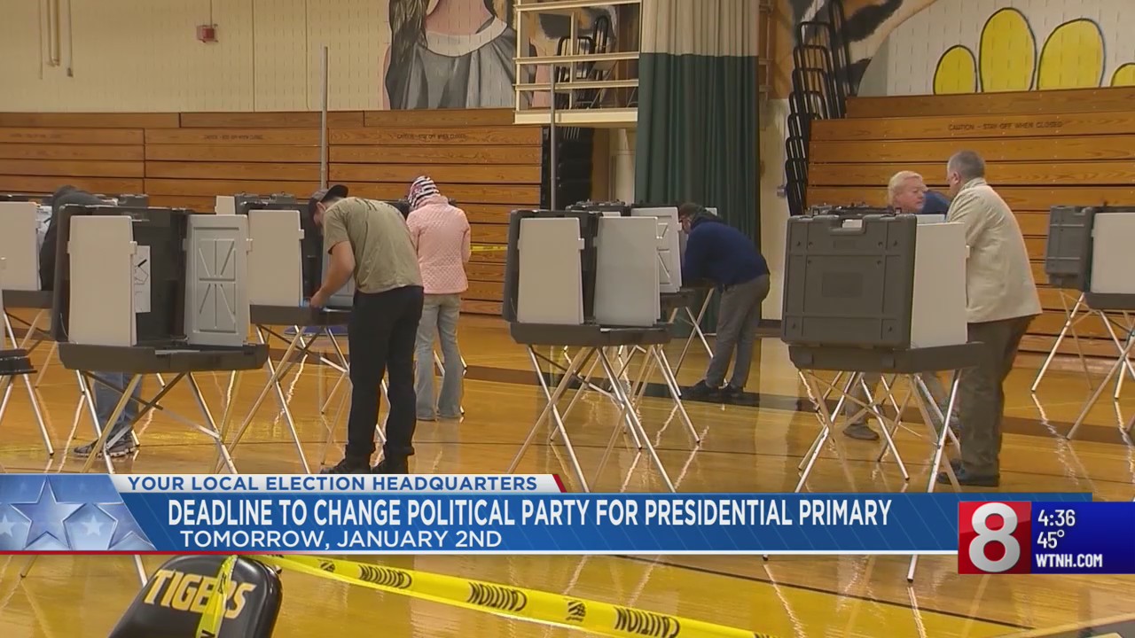 Deadline to switch political parties for presidential primary is