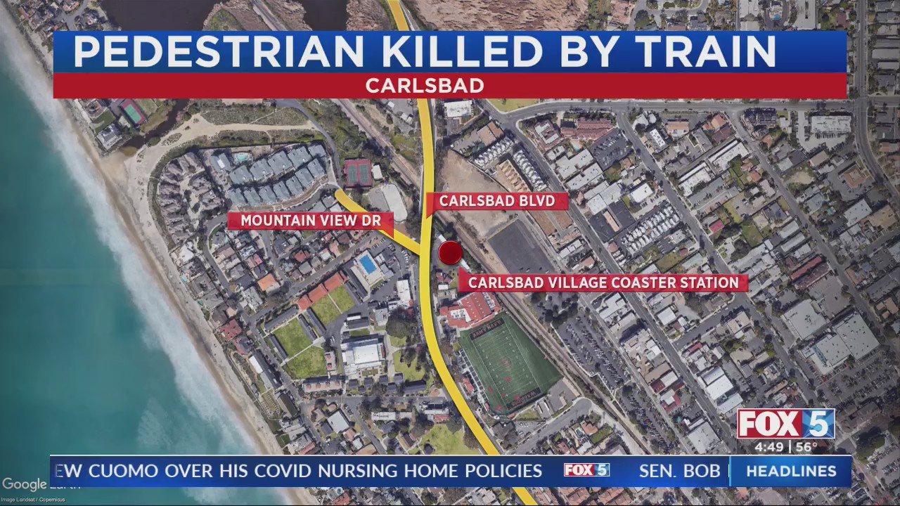 Man hit, killed by train in Carlsbad – FOX 5 San Diego & KUSI News