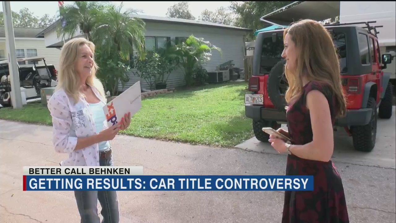 Manatee County woman back on road after a title delay – WFLA