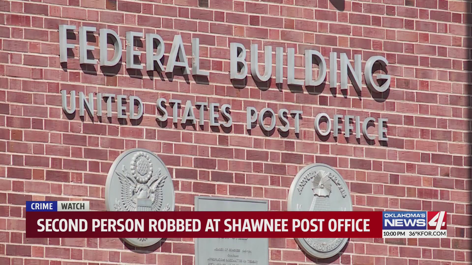 Second person robbed at Shawnee Post Office Oklahoma City