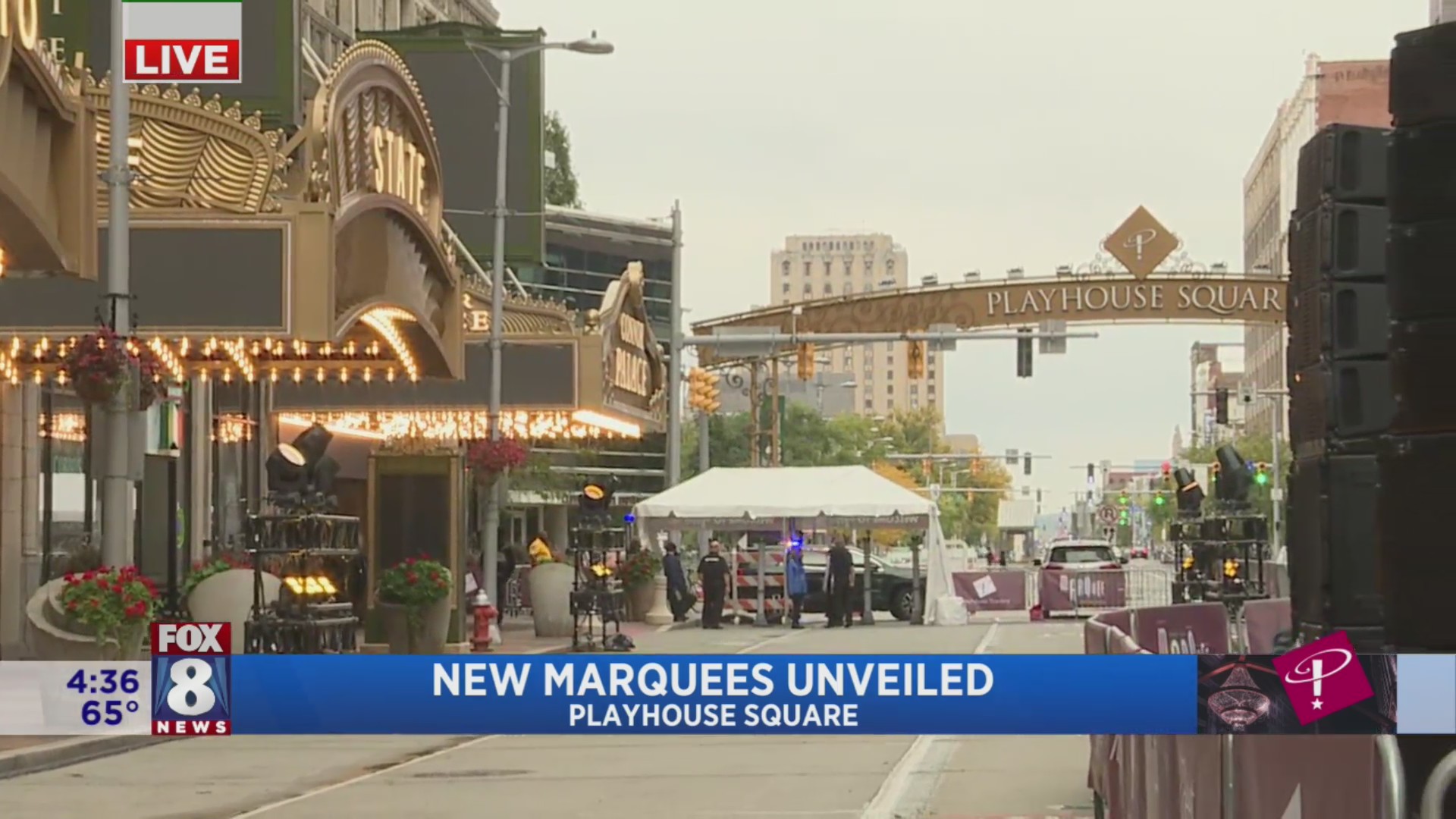 Playhouse Square unveiling new marquees tonight Fox 8 Cleveland WJW