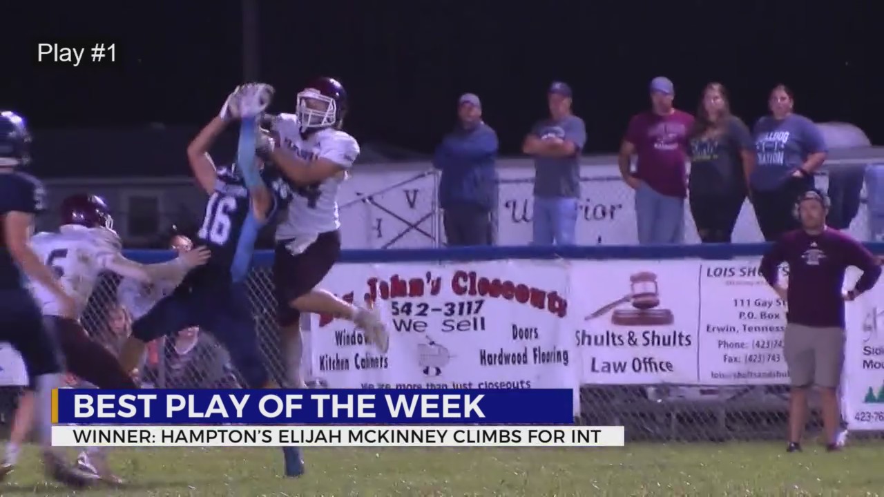 Hampton interception voted Week 4 Best Play of the Week – WJHL | Tri ...