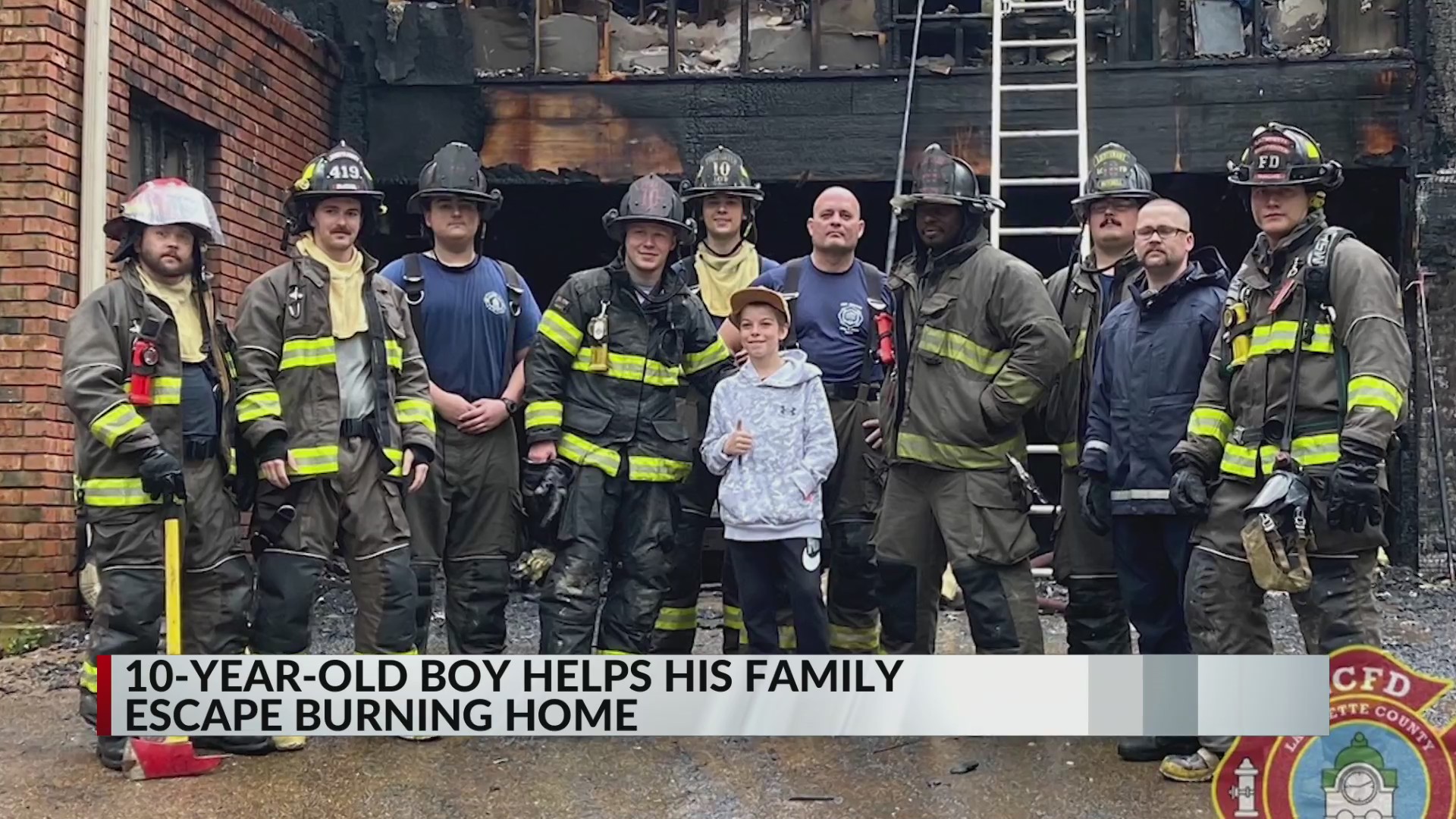 10-year-old helps his family escape burning home – WREG.com