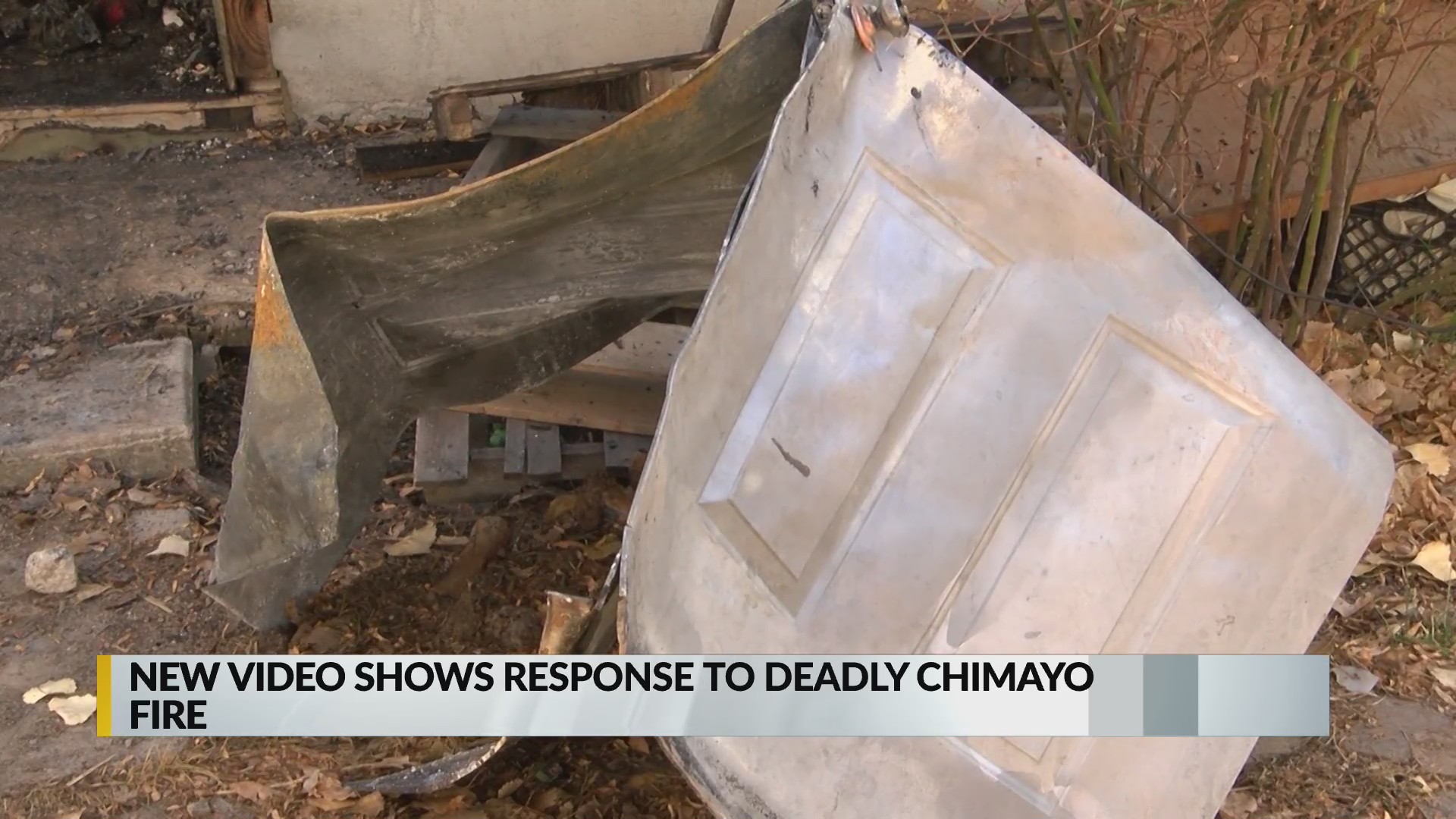 Video shows response to deadly Chimayo fire, investigation continues