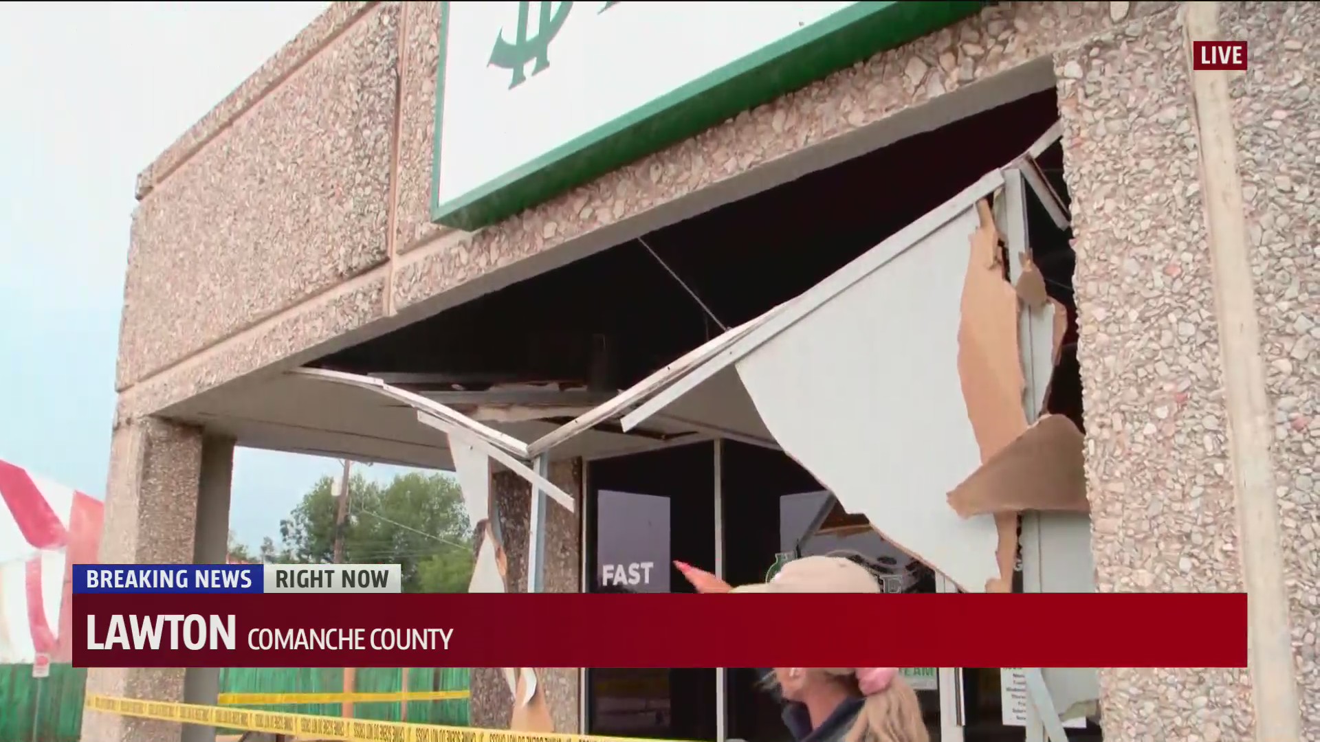 Storm damage in Lawton, Oklahoma Oklahoma City