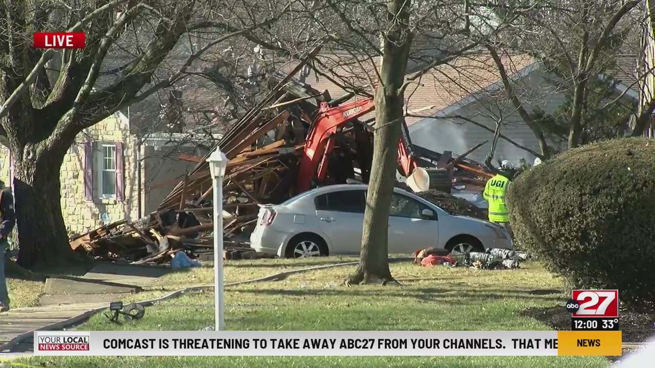 Firefighters respond to Harrisburg home explosion, fire