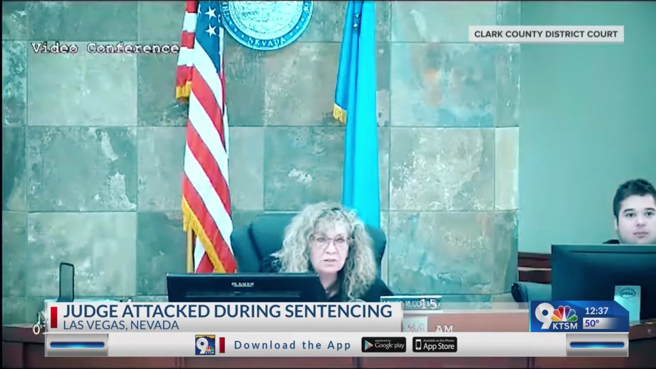 Man who attacked Las Vegas judge skips court, could get bail – KTSM 9 News