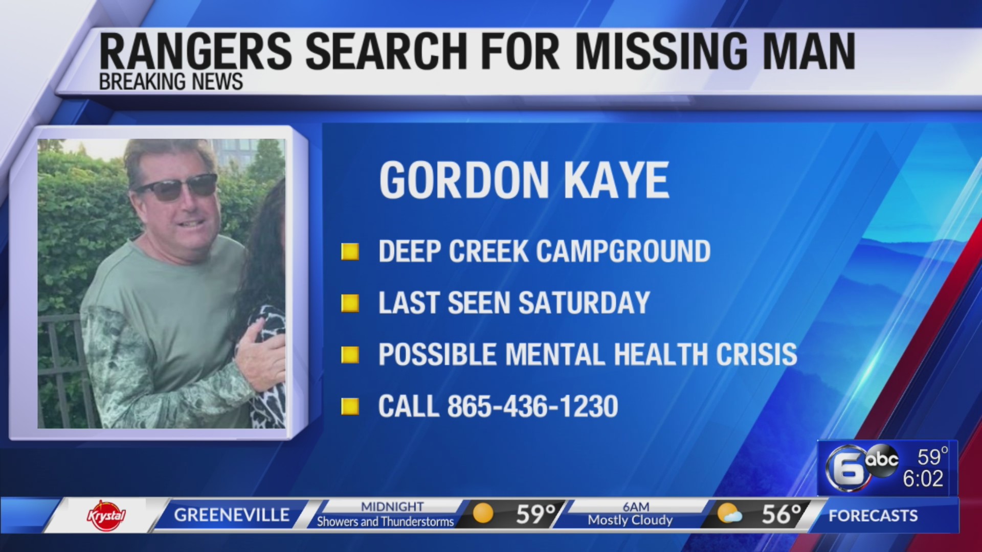 Rangers search for missing man in the Smokies – WATE 6 On Your Side