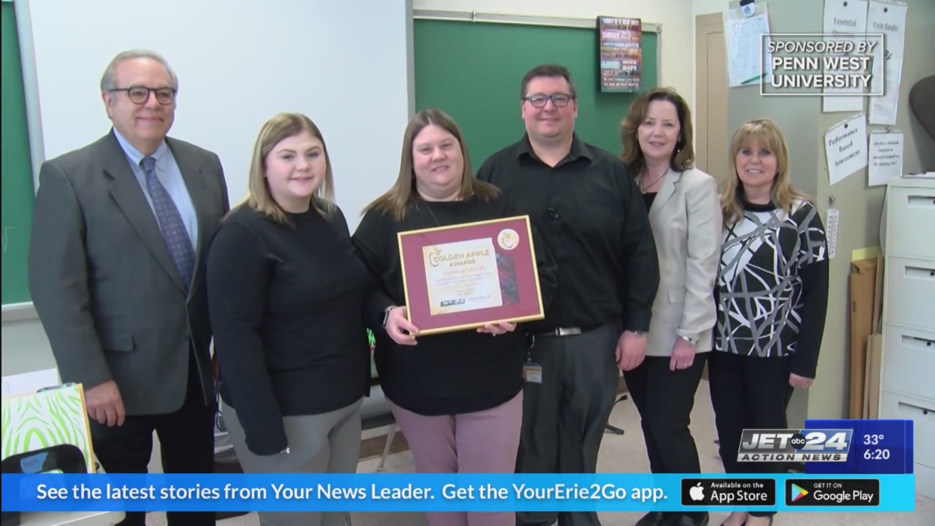 Golden Apple Awards Monica Marsh Corry High School WJET/WFXP
