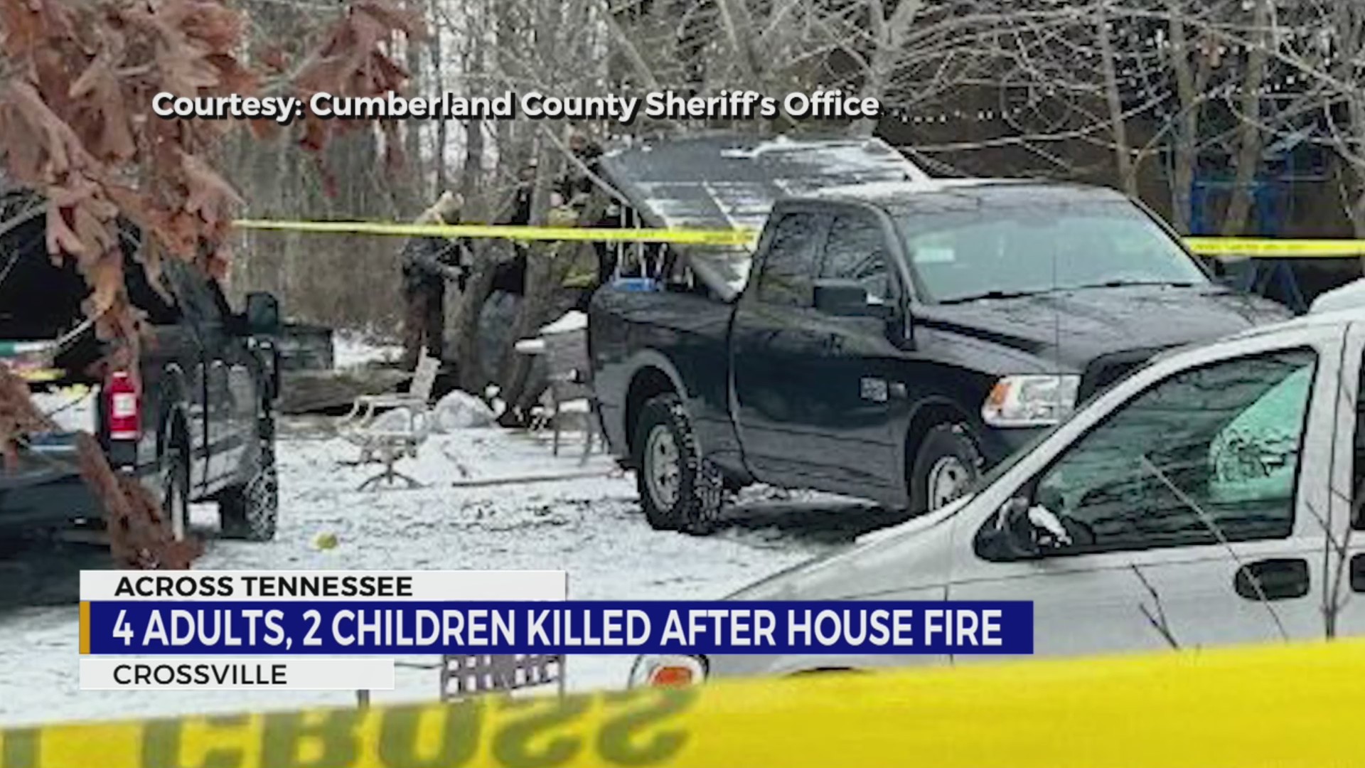 Crossville fire officials investigating house fire that killed 6 people