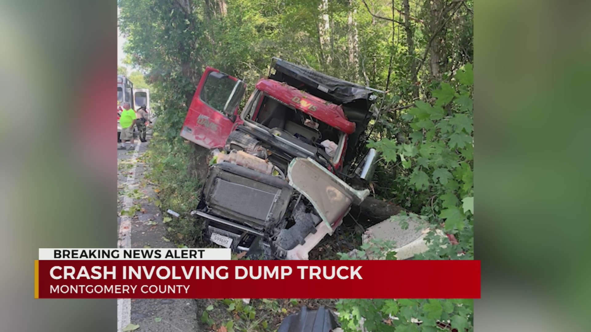 Crash involving dump truck in Montgomery County – WKRN News 2