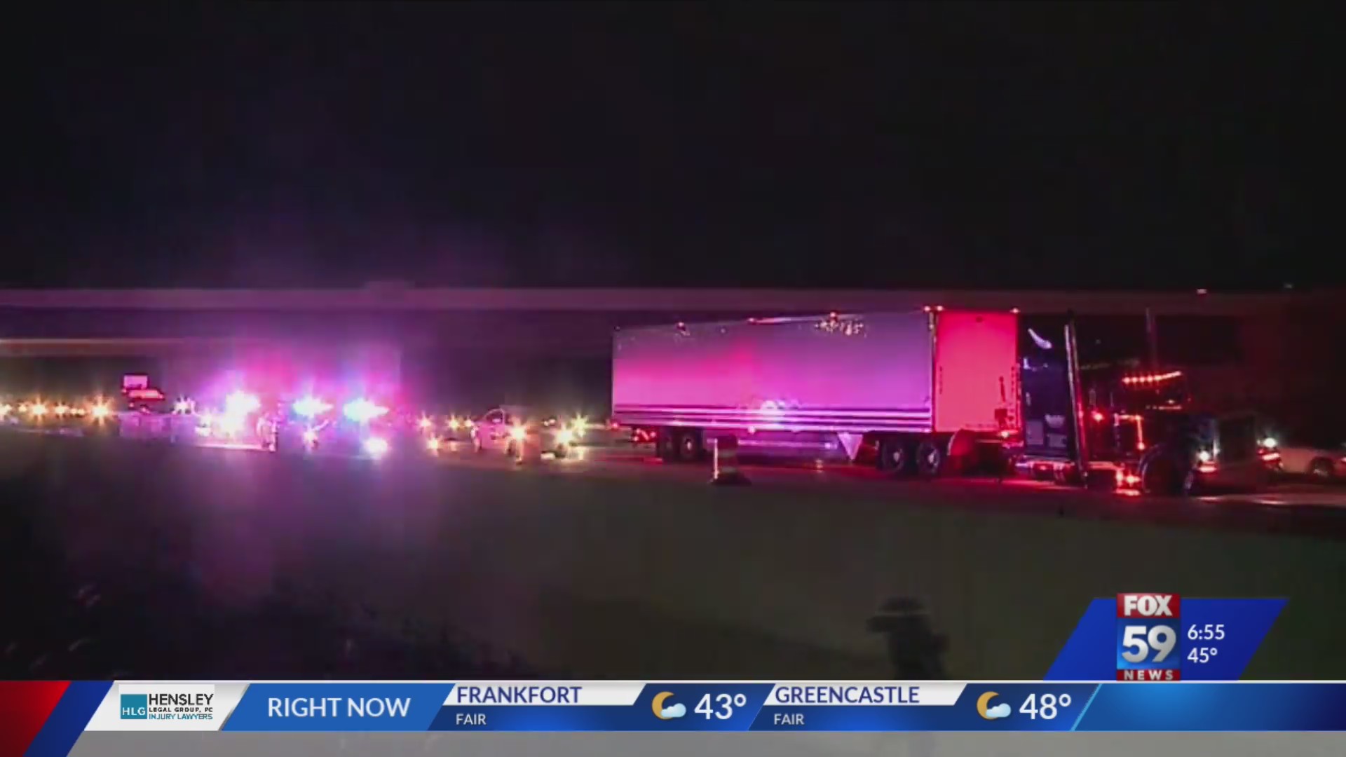 Person struck on I-465 on Indy’s northeast side – Fox 59