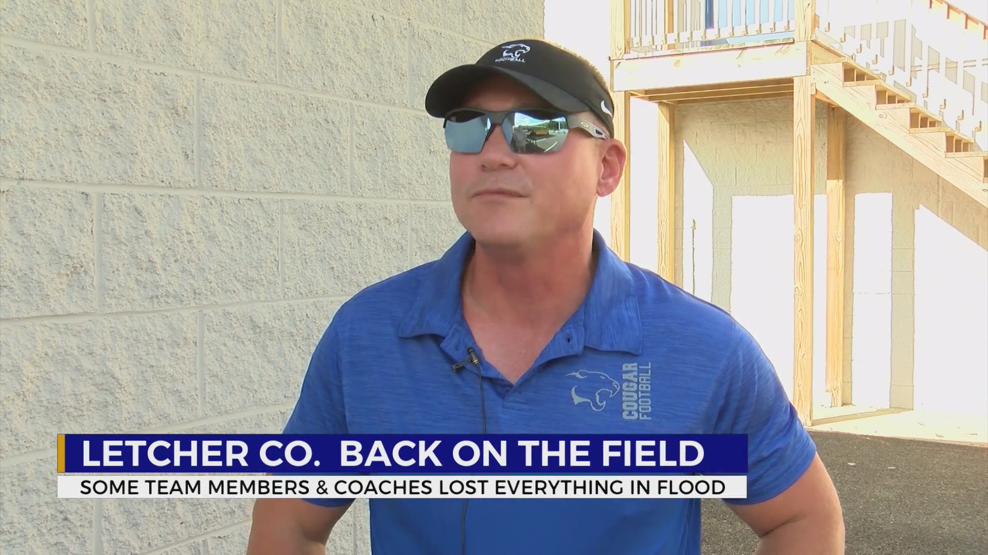 Letcher Co. KY football team comes to NE Tenn. after devastating floods
