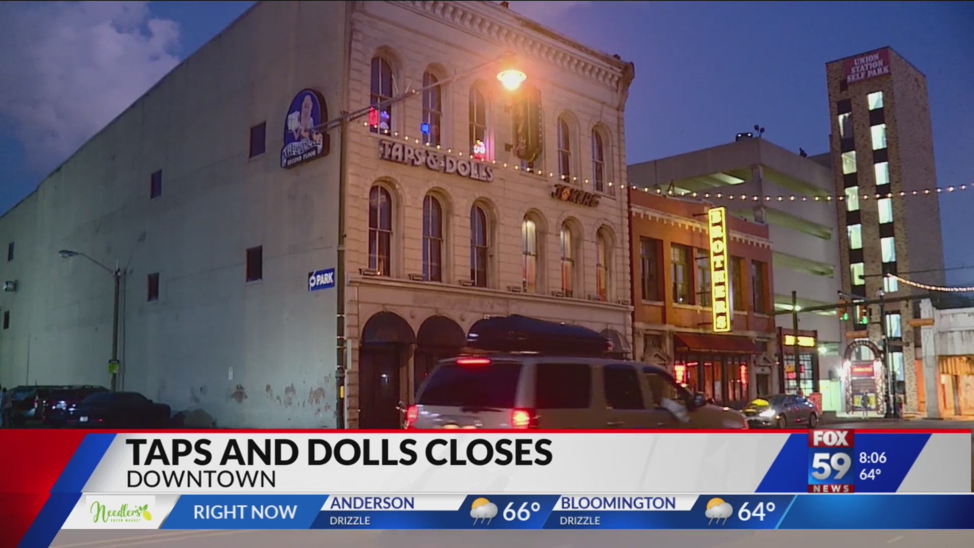 Taps and Dolls, 247 Skybar in downtown Indy close Fox 59