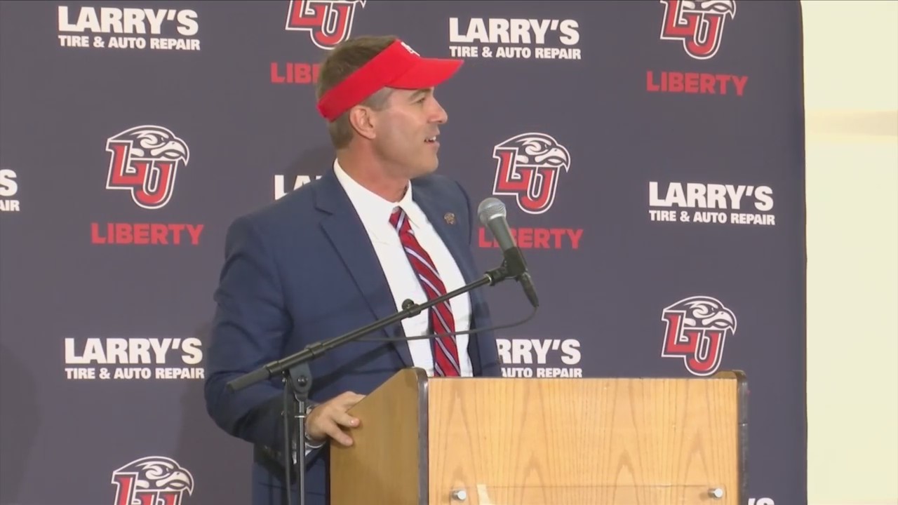 Liberty introduces Jamey Chadwell as next head football coach WFXRtv