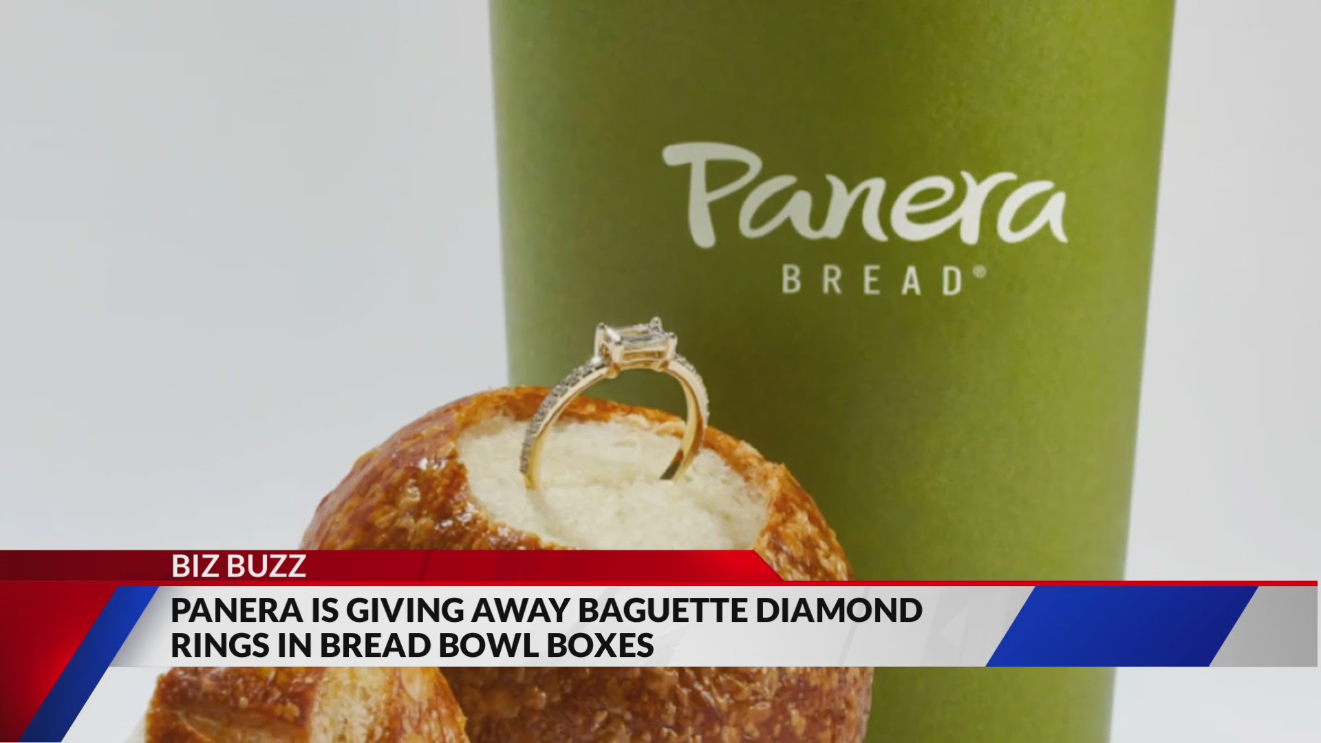 Panera is giving away a diamond ring with their bread this Valentine’s
