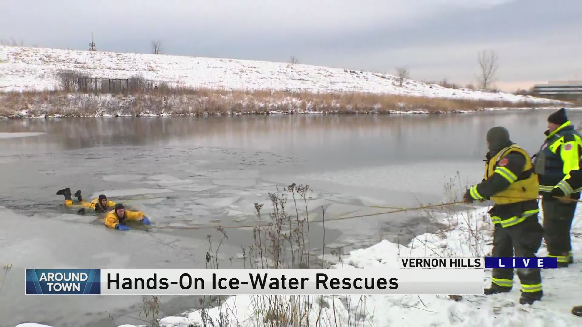 Around Town – Hands on ice-water rescues – WGN-TV
